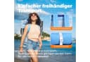 HOMECALL Klappstuhl Strandstuhl Leicht mit Kühltasche - Blau Bild 5