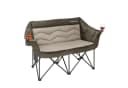 HOMECALL Campingstuhl 2-Sitzer Faltbar Marineblau Grau Bild 2