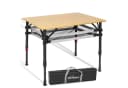 HOMECALL Klapptisch Bambus Camping-Tisch höhenverstellbar Bild 2