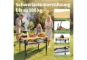 HOMECALL Klapptisch Bambus Camping-Tisch höhenverstellbar Bild 4