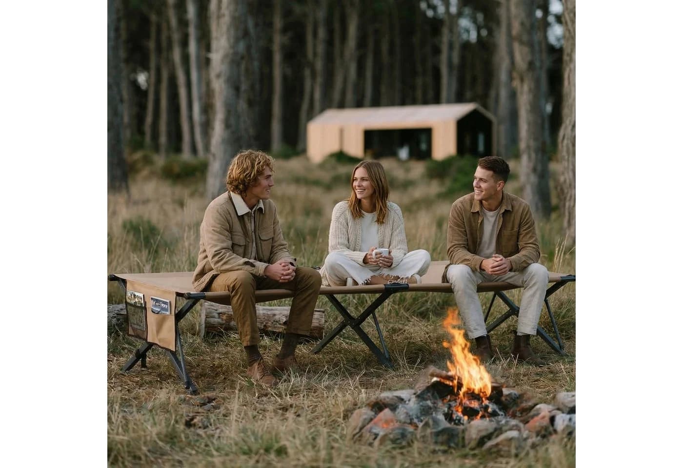 HOMECALL Klappbett Camping Feldbett 210x80 cm 240 kg Oxford-Gewebe - Bild 3