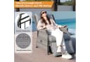 HOMECALL Rattansessel Gartensessel Verstellbar Liegestuhl Balkonliege Wetterfest Bild 1