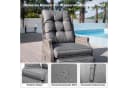 HOMECALL Rattansessel Gartensessel Verstellbar Liegestuhl Balkonliege Bild 5