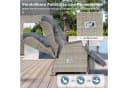 HOMECALL Rattansessel Gartensessel Verstellbar Liegestuhl Balkonliege Bild 3