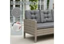 HOMECALL Gartenlounge-Set 5-6 Personen L-förmig mit Tisch Bild 5