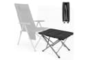 HOMECALL Klappfußhocker Schwarz Metall 3D-Netzgewebe Bild 2