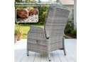 HOMECALL Esszimmerstuhl Rattan Gartensessel mit verstellbarer Rückenlehne Bild 5