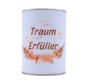 Dekohelden24 Metall-Spardose Konservendose-Design Ocker Bild 2