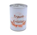 Dekohelden24 Metall-Spardose Konservendose-Design Ocker Bild 3