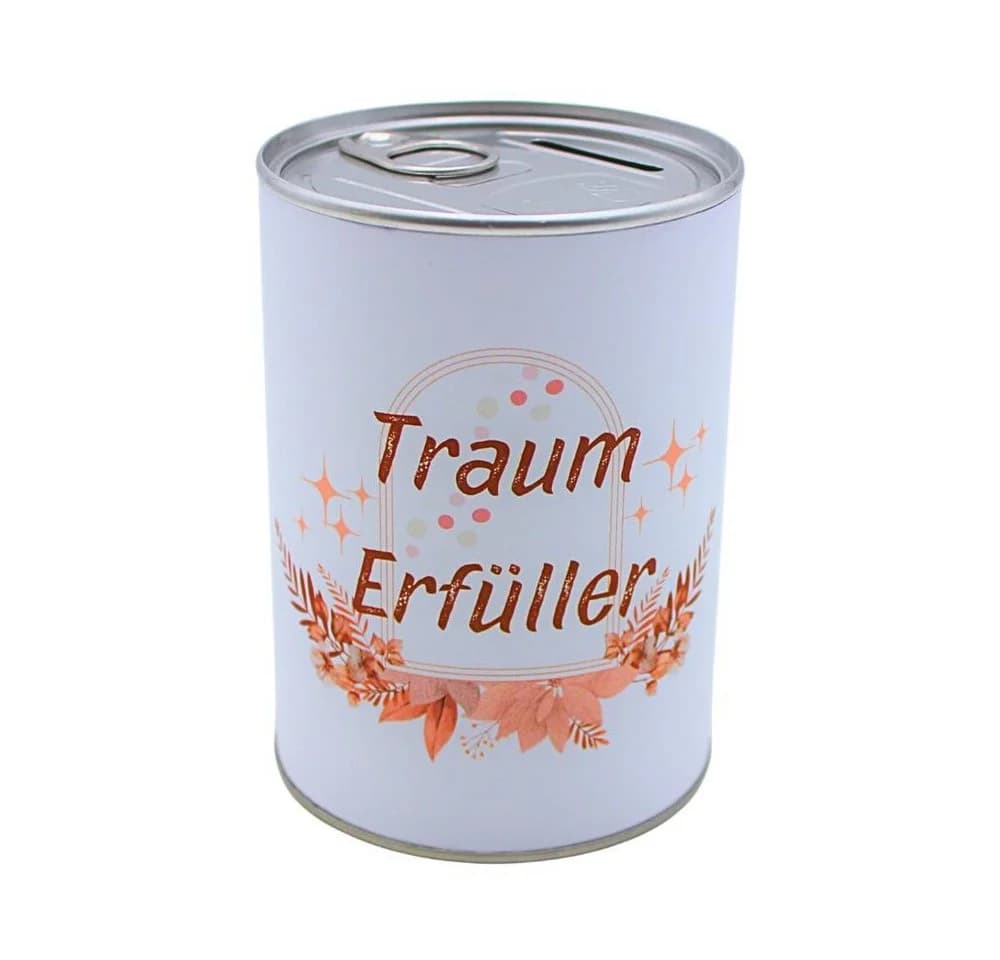 Dekohelden24 Metall-Spardose Konservendose-Design Ocker - Bild 3