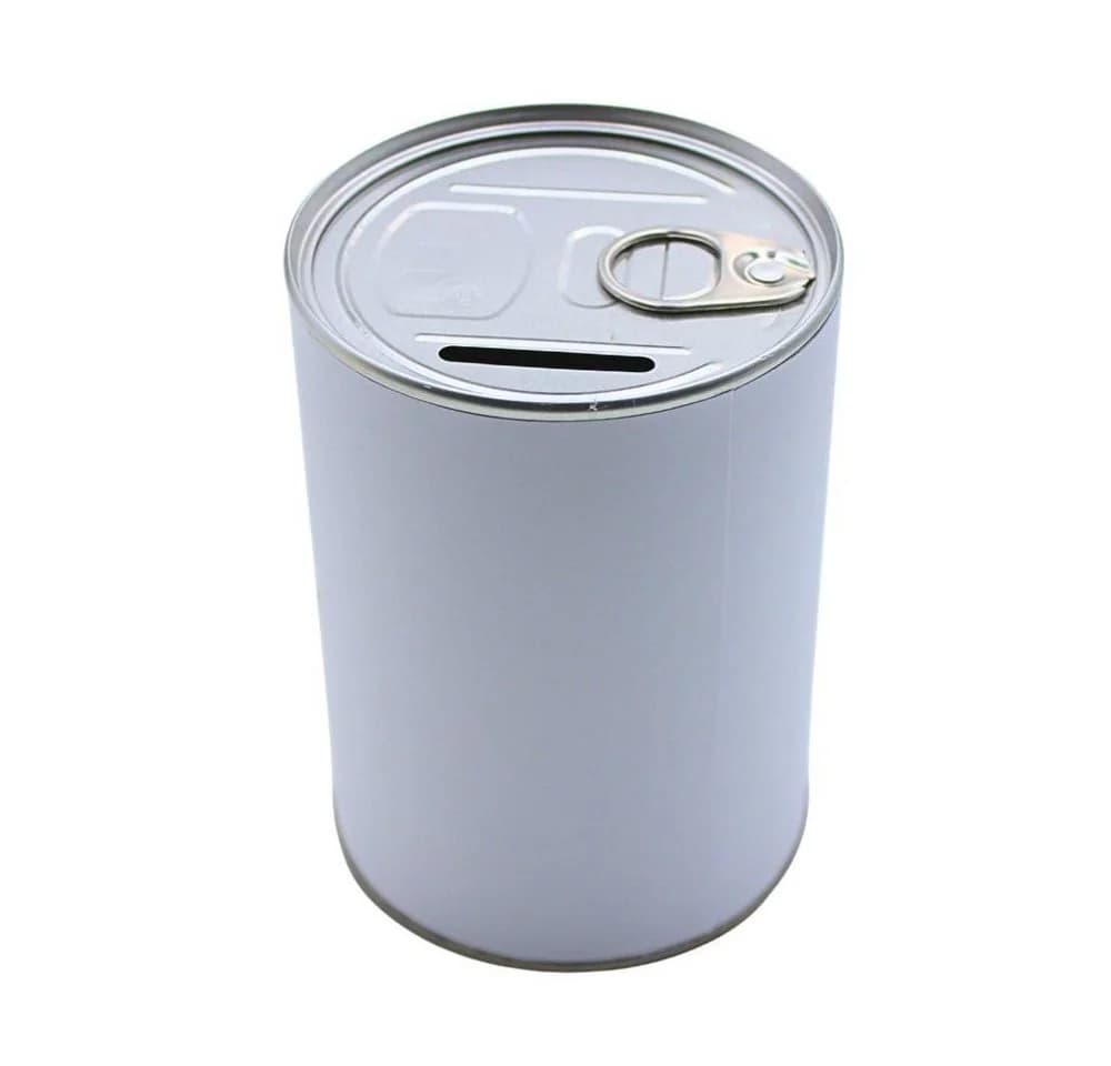 Dekohelden24 Metall-Spardose Konservendose-Design Ocker - Bild 4