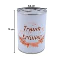 Dekohelden24 Metall-Spardose Konservendose-Design Ocker Bild 5