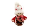 Dekohelden24 Christbaumschmuck 4er Set Strick-/ Holz Püppchen Bild 3