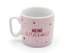 Dekohelden24 Kinder-Becher Rosa mit Henkel und Spruch Bild 1