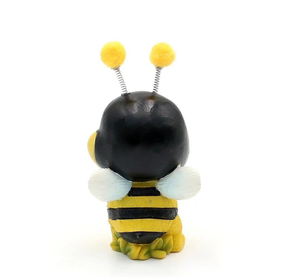 Dekohelden24 Bienenpaar Dekofigur Polyresin Bunt Schwarz Gelb - Bild 5