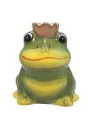 Dekohelden24 Keramik Spardose Frosch mit Krone Bild 3