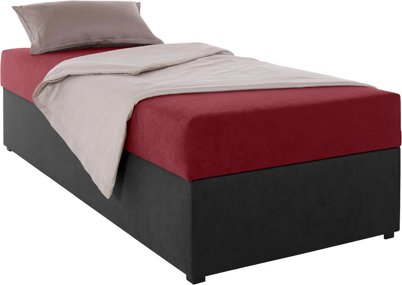 Polsterliege MAINTAL Diana Rot Schwarz 93x203 cm - Bild 3