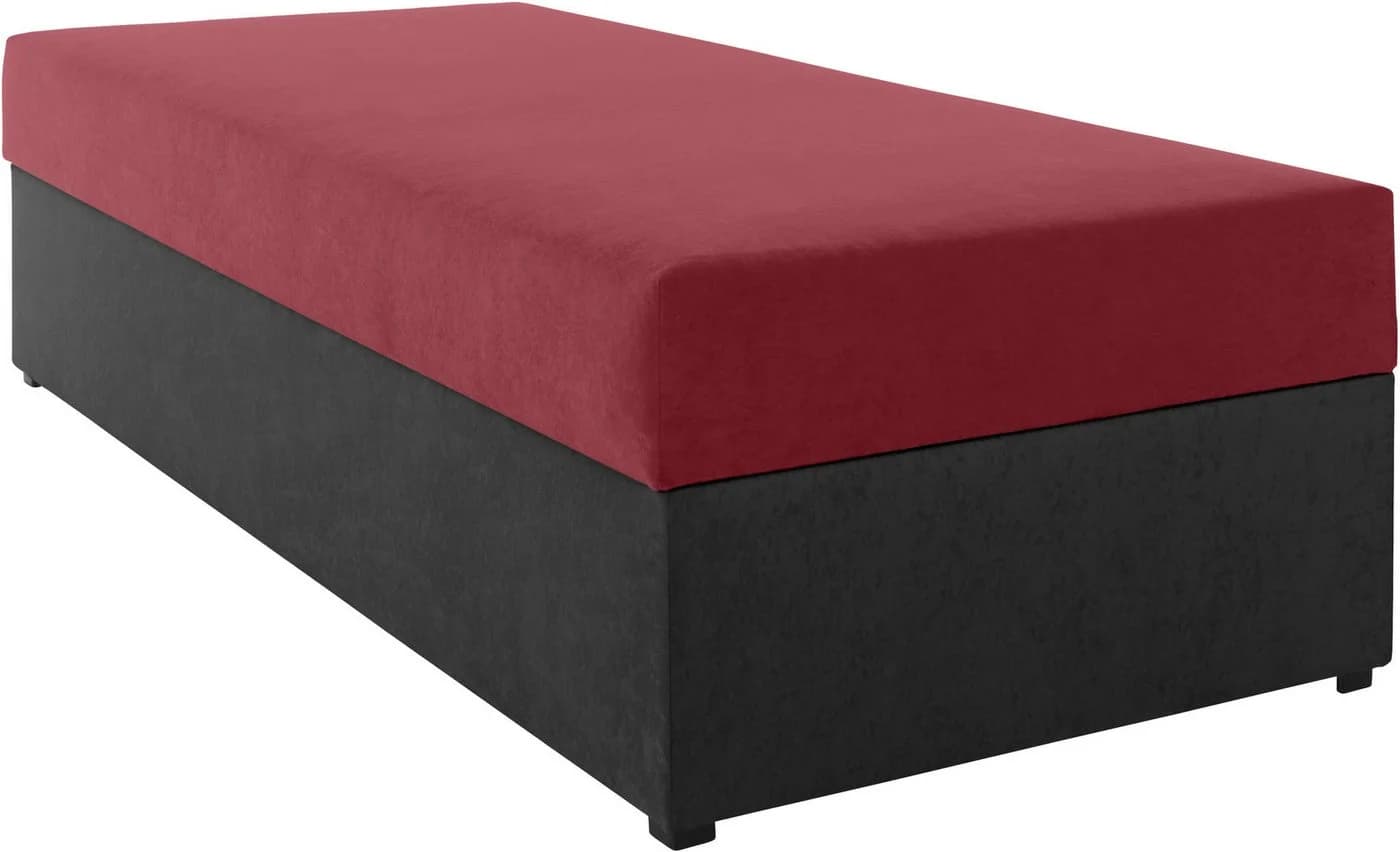 Polsterliege MAINTAL Diana Rot Schwarz 93x203 cm - Bild 4