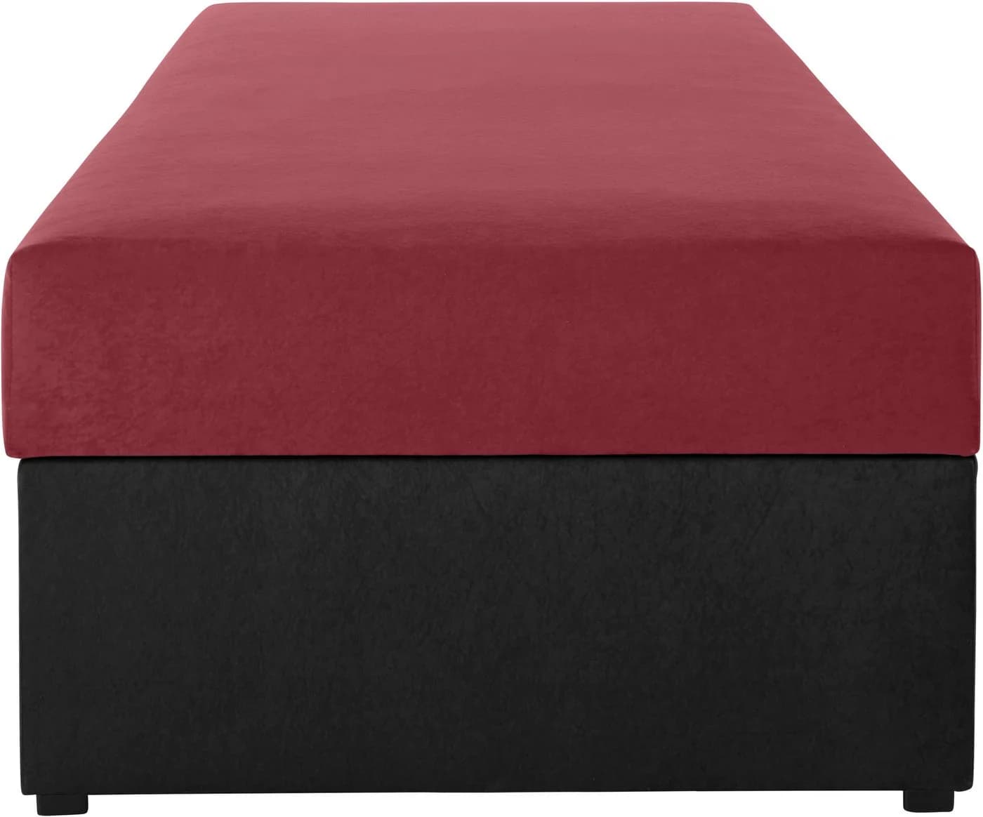 Polsterliege MAINTAL Diana Rot Schwarz 93x203 cm - Bild 5