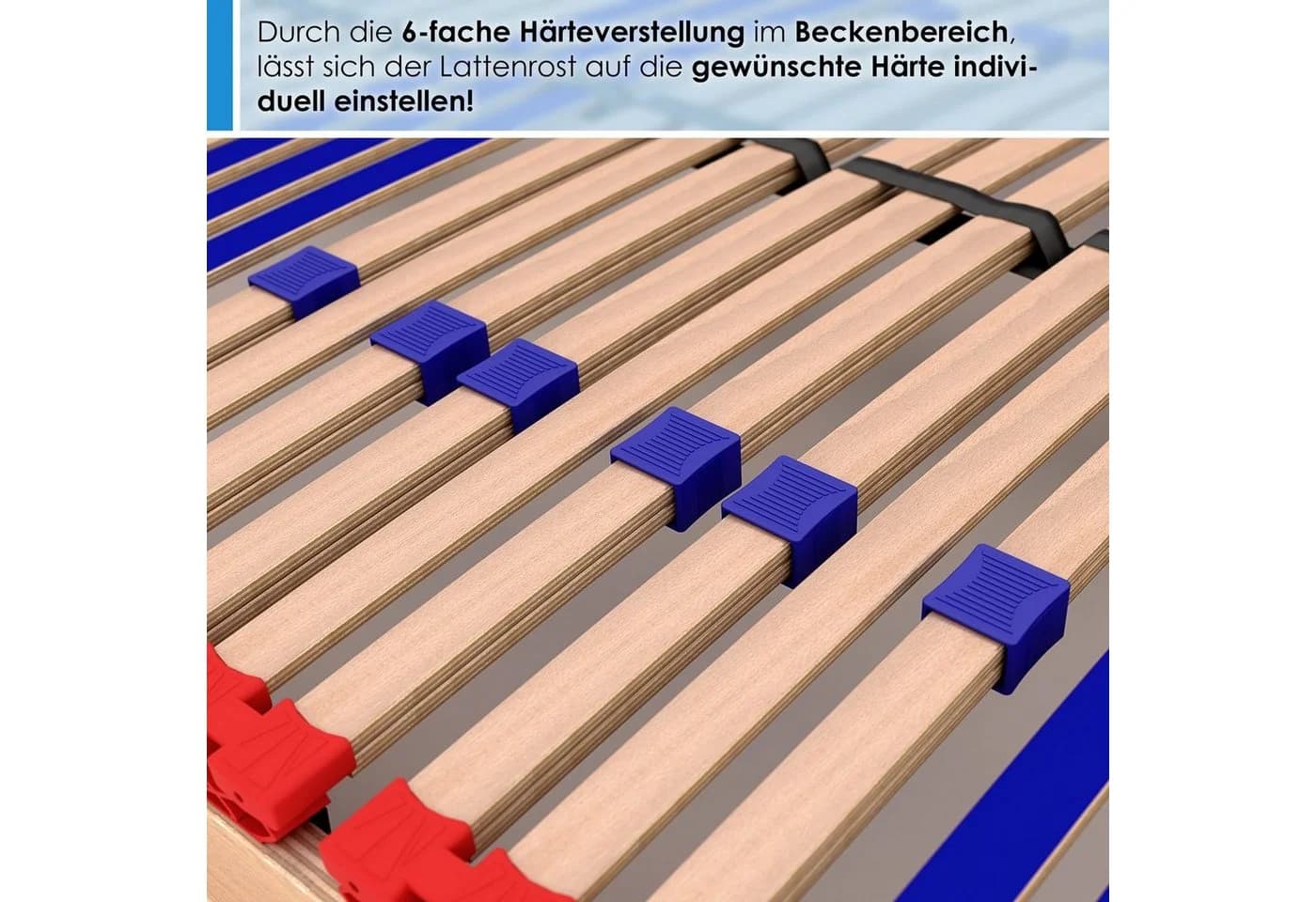 Schlummerparadies Lattenrost Fix Sleep Best 42® 100% Buche 7 Zonen - Bild 5