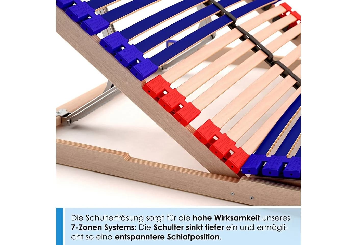Schlummerparadies Sleep Best 42® Vario Plus Lattenrost Buche manuell verstellbar - Bild 5