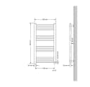 LuxeBath Badheizkörper Sahara Heizkörper Handtuchtrockner Seitenanschluss 290 W Bild 1