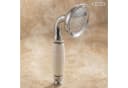 PaulGurkes Handbrause Messing verchromt Keramikgriff Retro Bild 4