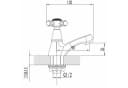 PaulGurkes Standventil PGNV12-ZR Kaltwasserhahn Messing Gold Bild 5