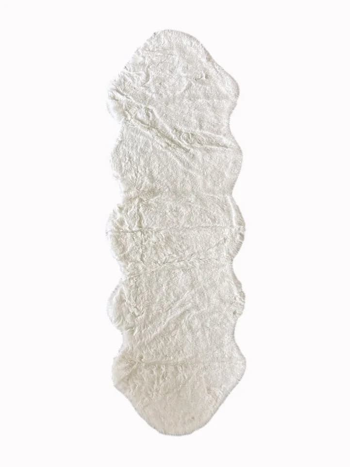 VIVA Home Fellteppich Kuschelfell 60 x 180 cm oder 90 x 150 cm