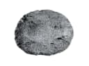 VIVA Home Tischläufer Dekofell Anthrazit Meliert Kunstfell Ø 38 cm Bild 1