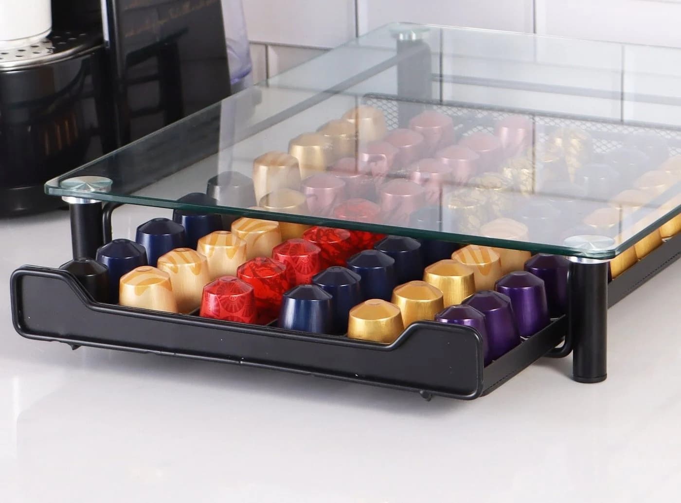 Rungassi Kapselhalter für 60 Nespresso-Kapseln