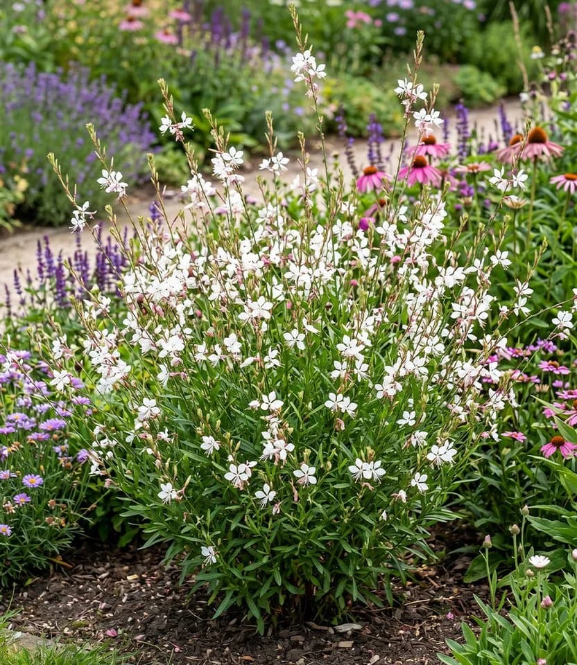 BALDUR Garten Prachtkerze Gaura Weiß 2 St. Schmetterlingsblüten Winterhart - Bild 3