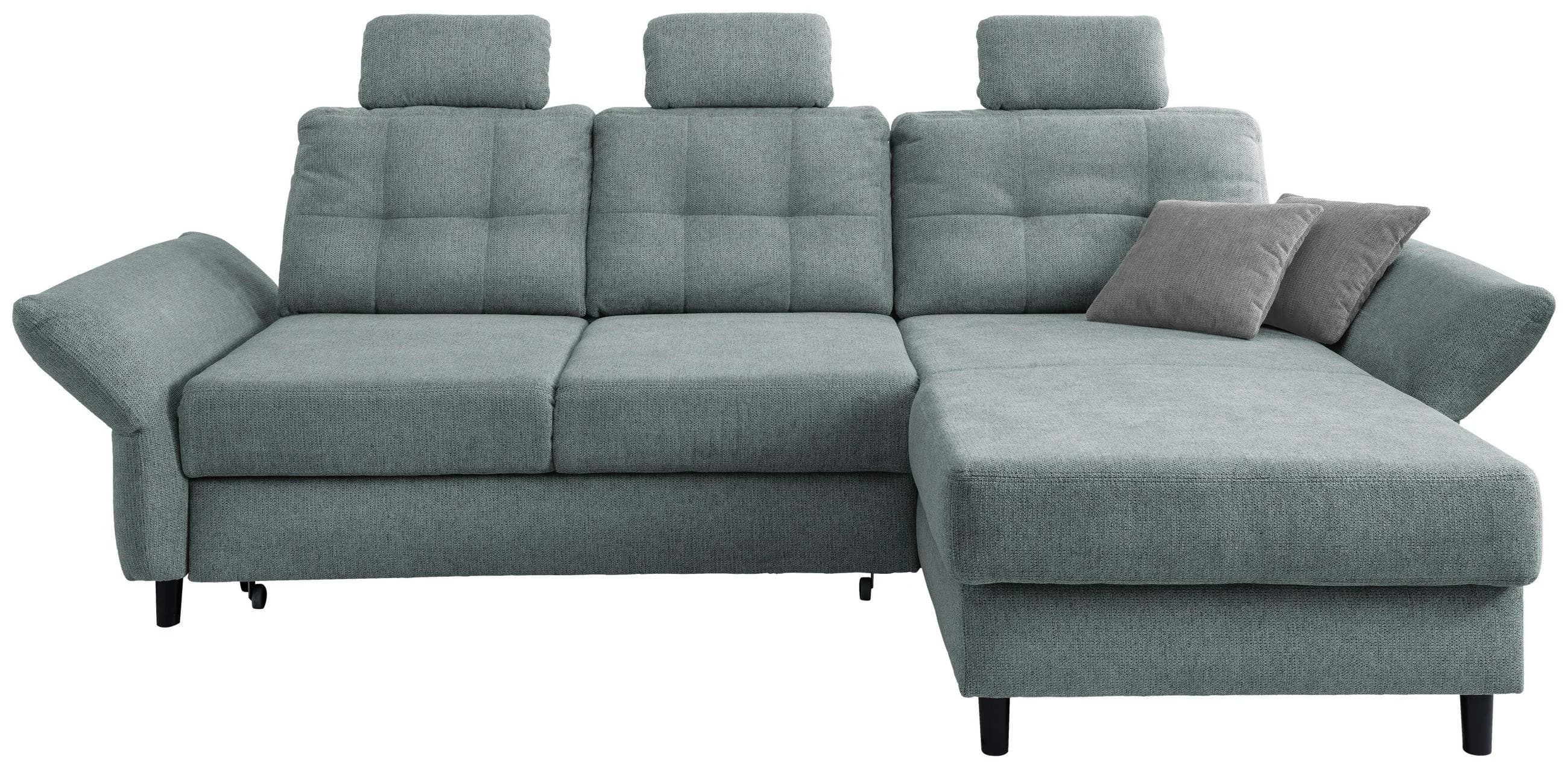 Wohnlandschaft Brizzini Mintgrau Chenille Mömax DE