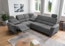 Myhomelando Ecksofa Paris Relax Mikrofaser USB Bild 2