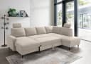 Myhomelando Wohnlandschaft Peso mit Schlaffunktion Grau Bild 1