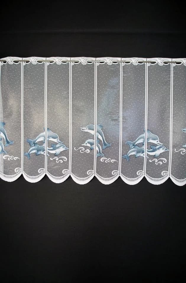Gardinen Kranzusch Scheibengardine Delfin Transparent Stablöcher - Bild 4