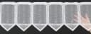 Gardinen Kranzusch Scheibengardine Jaquard Karooptik Transparent Weiß Bild 4