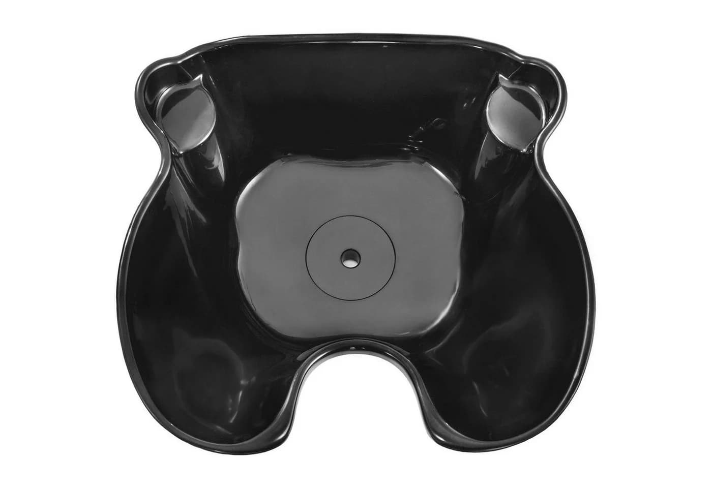 Physa Friseurwaschbecken OLBIA Schwarz Mobil Neigbar