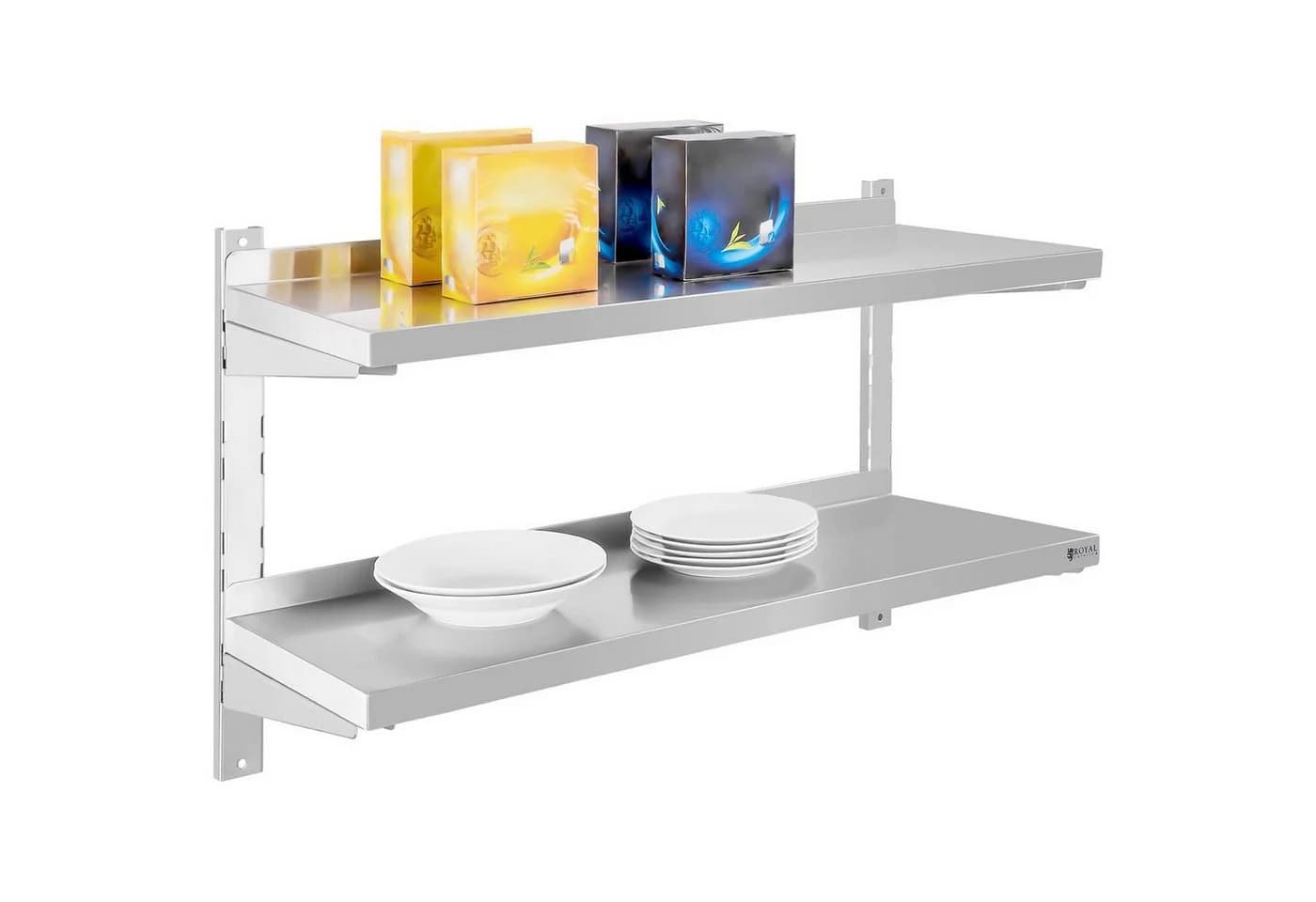 Royal Catering Hängeregal 80 x 30 cm Wandregal Gastro