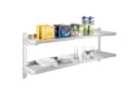 Royal Catering Hängeregal 140 cm Wandbord Edelstahl Bild 1