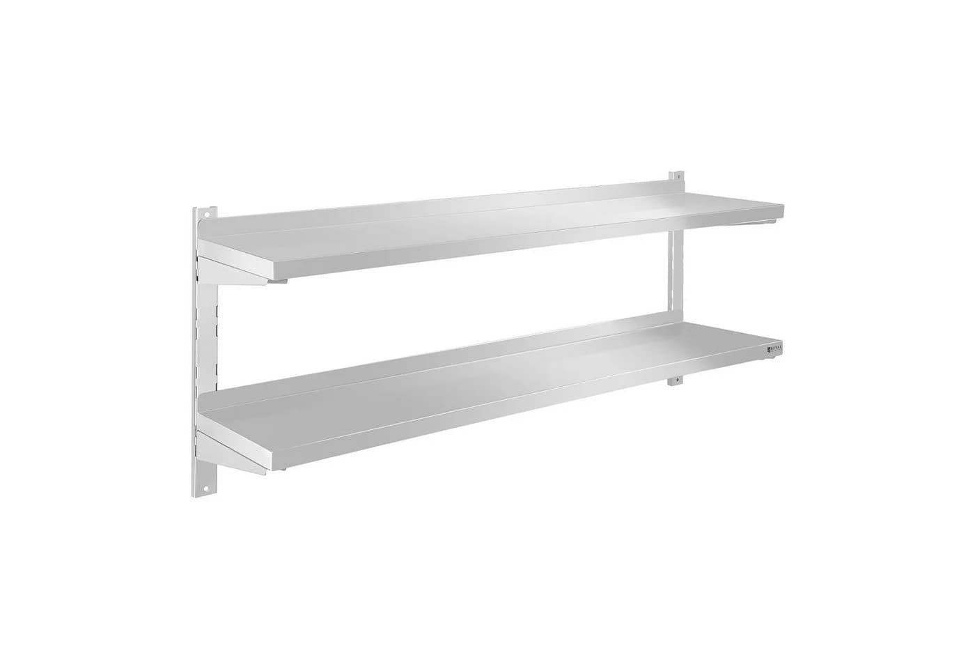 Royal Catering Hängeregal 140 cm Wandbord Edelstahl - Bild 2