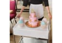 Royal Catering Servierwagen 2 Borde Edelstahl Gastro Bild 4