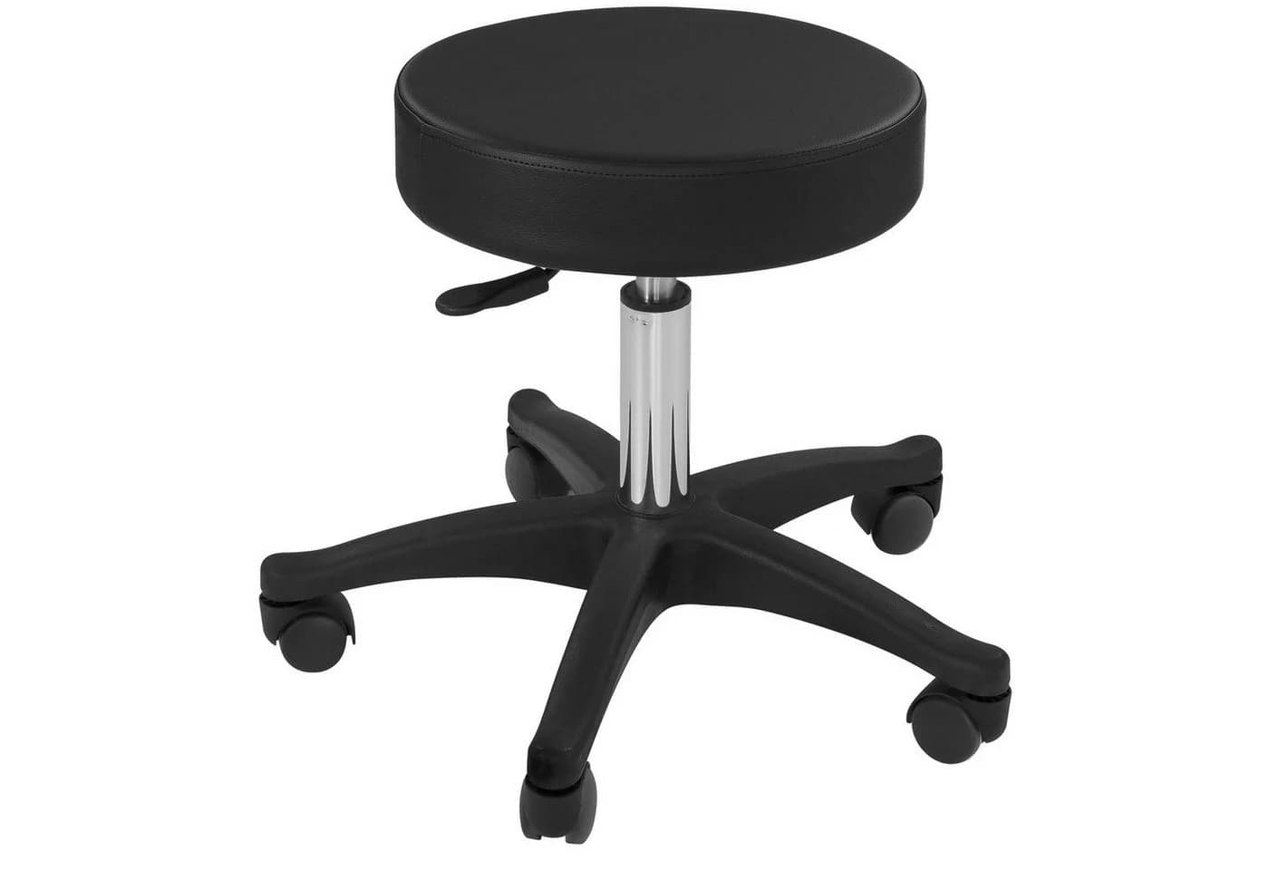 Physa Rollhocker Aversa höhenverstellbar Kunstleder Schwarz