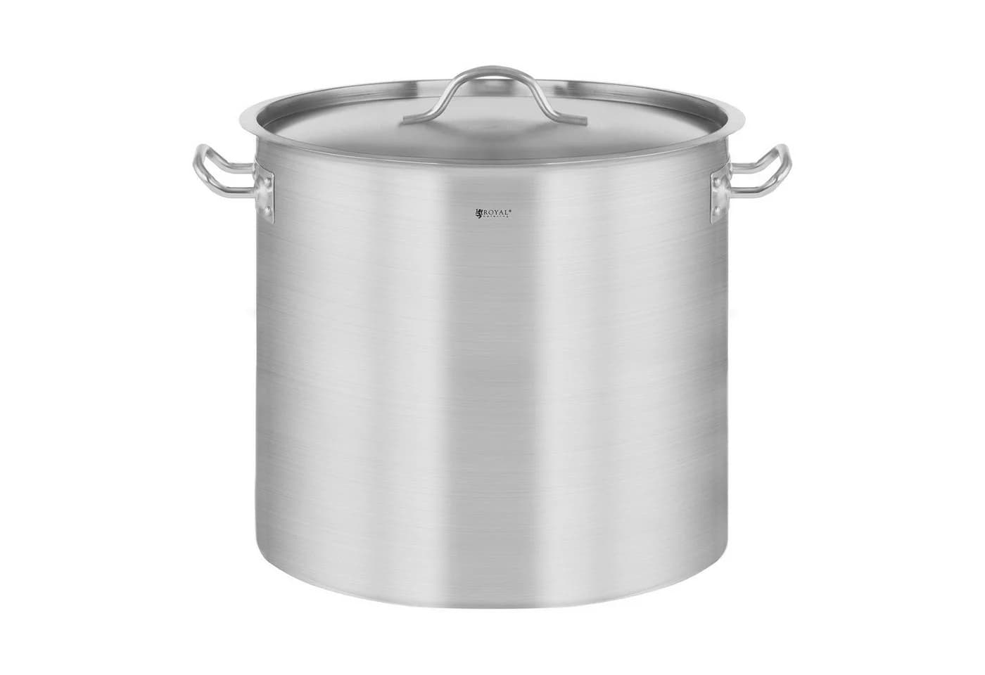 Royal Catering Kochtopf 17 L Edelstahl Induktion Universaltopf mit Deckel - Bild 2