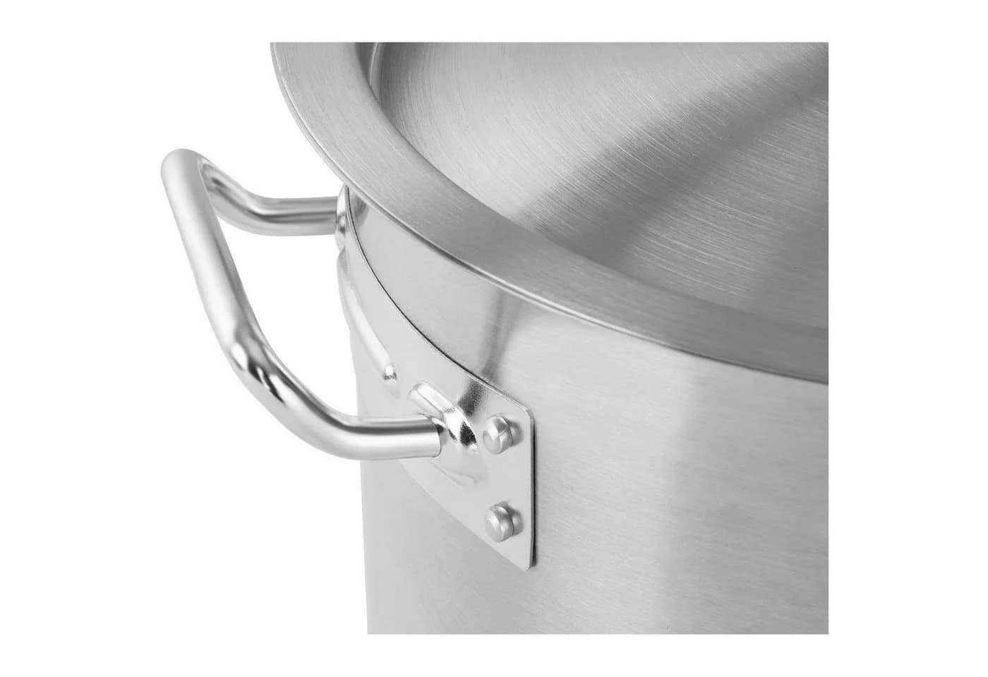 Royal Catering Kochtopf 17 L Edelstahl Induktion Universaltopf mit Deckel - Bild 3
