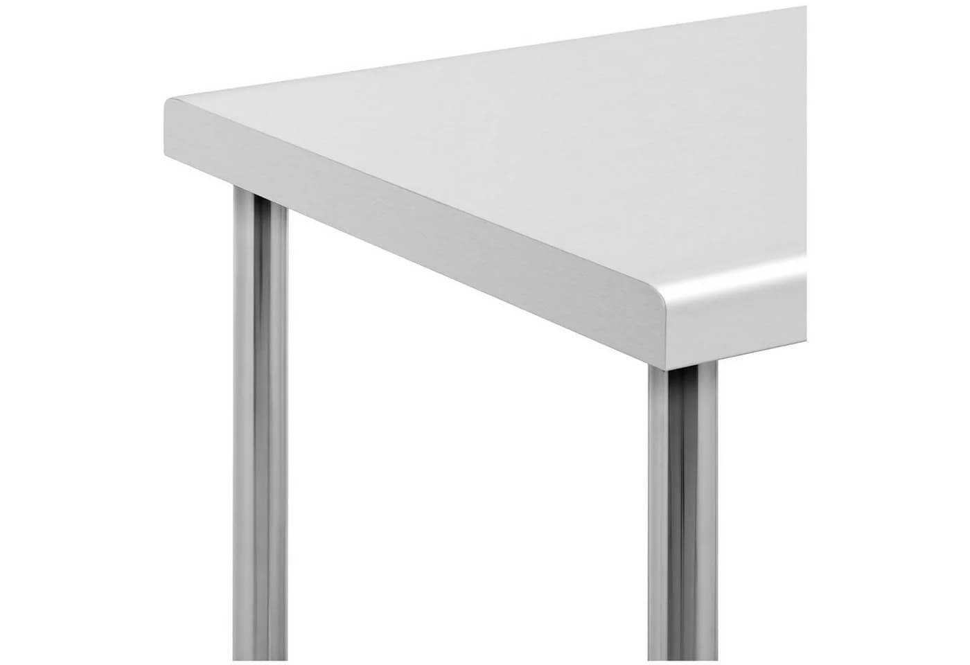 Royal Catering Arbeitstisch 120x70x85cm Edelstahl Gastro Küchentisch