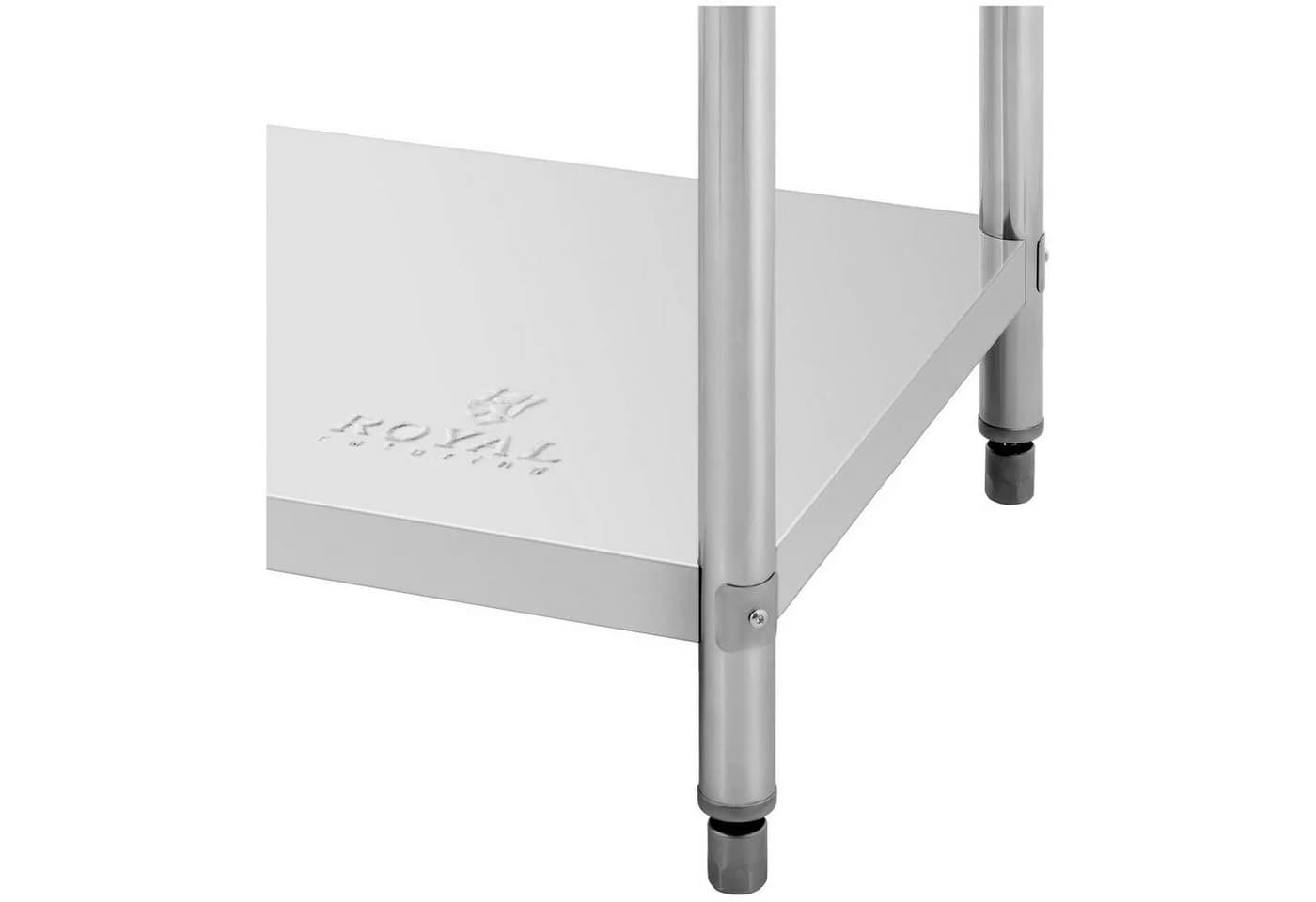 Royal Catering Arbeitstisch 120x70x85cm Edelstahl Gastro Küchentisch - Bild 3