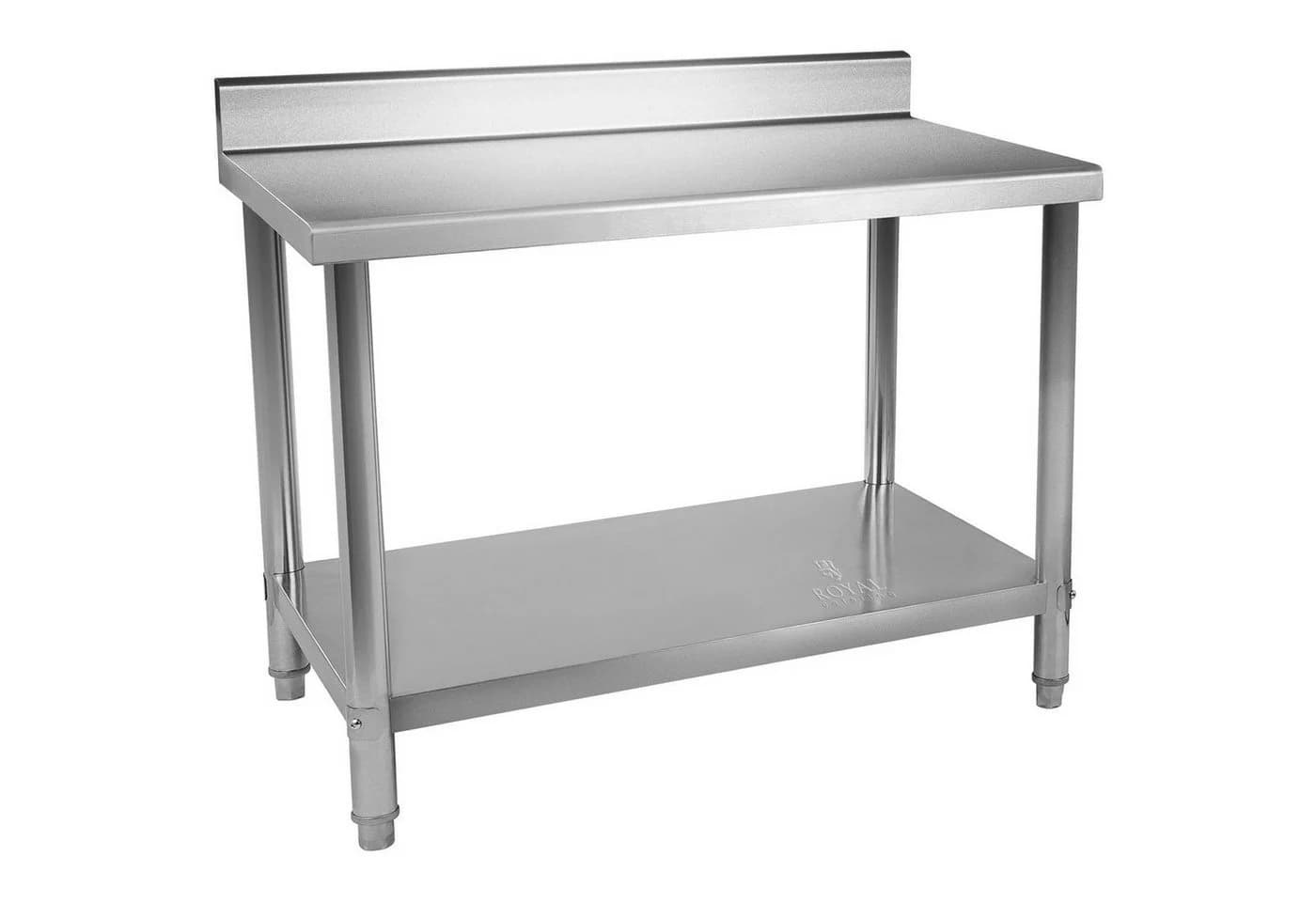 Royal Catering Arbeitstisch 120 x 60 cm Edelstahl Gastro Tisch