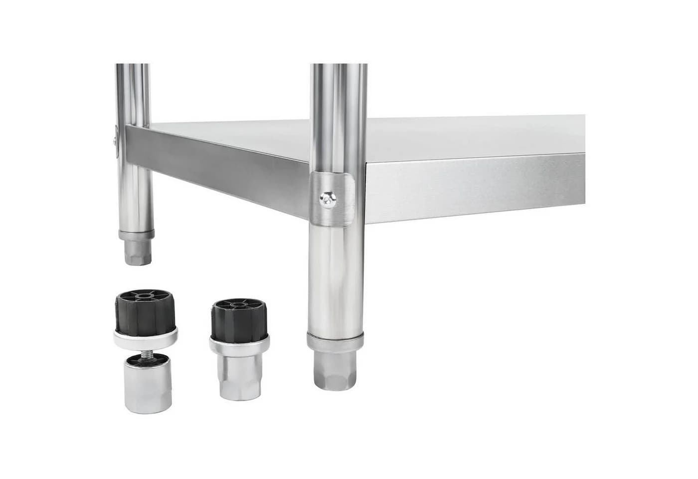 Royal Catering Arbeitstisch 120 x 60 cm Edelstahl Gastro Tisch - Bild 4