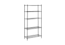 Royal Catering Metallregal Schwarz 5 Ablagen Bild 2